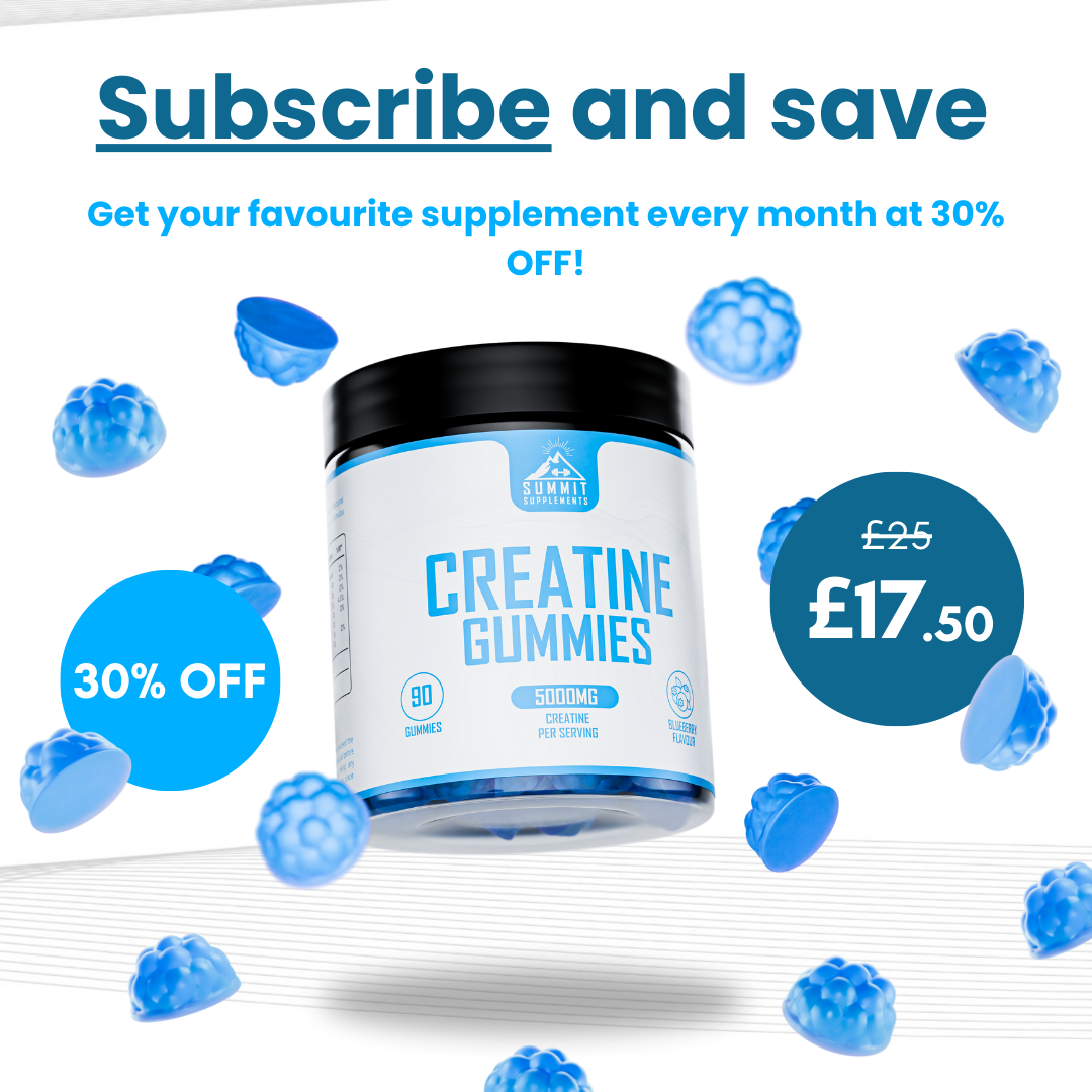 Creatine Gummies | 5000mg 30 day supply - Eurofins tested