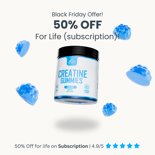 Creatine Gummies | 5000mg 30 day supply - Eurofins tested